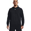 UNDER ARMOUR bluza dresowa męska z kapturem Rival Fleece czarna, Kolor: czarny, Rozmiar: L