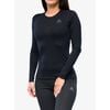 ODLO Koszulka damska BL TOP crew neck l/s MERINO 200 czarna, Kolor: czarny, Rozmiar: XS