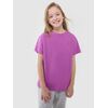 4F koszulka dziecięca t-shirt bawełniany 4FJWSS25TTSHF2326 różowa, Kolor: różowy, Rozmiar: 158