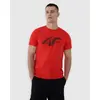 4F t-shirt męski koszulka bawełniana 4FWMM00TTSHM2257 czerwony, Kolor: czerwony, Rozmiar: S