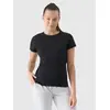 4F t-shirt treningowy damski koszulka do ćwiczeń 4FWSS25TTSHF1995 czarna, Kolor: czarny, Rozmiar: S