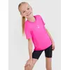 4F koszulka sportowa t-shirt dla dziewczynki 4FJWSS25TFTSF1185 różowy, Kolor: różowy, Rozmiar: 158/164