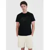 4F t-shirt męski koszulka bawełniana 4FWMM00TTSHM2257 czarna, Kolor: czarny, Rozmiar: XL