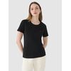 4F t-shirt damski bawełniany koszulka 4FWMM00TTSHF2356 czarna, Kolor: czarny, Rozmiar: L