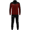 GIVOVA dres męski komplet spodnie i bluza TR036 czerwony, Kolor: grantowy, Rozmiar: 2XL