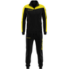 GIVOVA dres męski komplet spodnie i bluza TR036 czarny, Kolor: żółty, Rozmiar: M