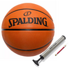 SPALDING piłka do koszykówki SLUM DUNK + POMPKA, Kolor: pomarańczowy, Rozmiar: 7