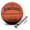 SPALDING piłka do koszykówki treningowa LAYUP TF-50 + POMPKA, Kolor: pomarańczowy, Rozmiar: 5