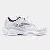 JOMA buty damskie do tenisa ziemnego squasha MASTER TM10LS2542C białe, Kolor: biały, Rozmiar: 37
