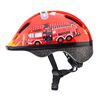 Meteor Kask rowerowy dziecięcy KS06 Firetracker, Kolor: czerwono-żółty, Rozmiar: 44-48