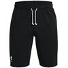 UNDER ARMOUR spodenki krótkie bawełniane UA RIVAL TERRY czarne, Kolor: czarny, Rozmiar: M