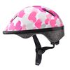 Meteor Kask rowerowy dziecięcy KS06 Pink hearts, Kolor: różowo-szary, Rozmiar: 44-48