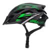 Meteor Kask rowerowy Gruver czarno-zielony, Kolor: czarny, Rozmiar: 58-61