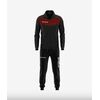 GIVOVA dres sportowy męski komplet bluza i spodnie Triacetato czarny/czerwony