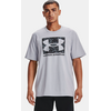 UNDER ARMOUR koszulka męska t-shirt sporotwy ABC CAMO BOXED LOGO szara, Kolor: szary, Rozmiar: S