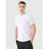 4F t-shirt męski koszulka bawełniana 4FWSS25TTSHM2003 biała, Kolor: biały, Rozmiar: XL
