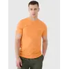 4F t-shirt męski koszulka bawełniana 4FWSS25TTSHM2003 pomarańczowa, Kolor: pomarańczowy, Rozmiar: L