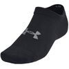 UNDER ARMOUR zestaw skarpetek stopek 6 par Essential No Show czarne, Kolor: czarny, Rozmiar: L