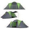 NILS CAMP namiot turystyczny 4 osobowy NC6431 HIGHLAND, Kolor: zielony