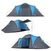 NILS CAMP namiot turystyczny 4 osobowy NC6431 HIGHLAND, Kolor: szary