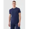 4F koszulka męska t-shirt treningowa szybkoschnąca 4FWSS25TFTSM1344 granatowa, Kolor: granatowy, Rozmiar: L
