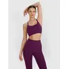 4F biustonosz sportowy treningowy z niskim wsparciem 4FWSS25USBAF166 fioletowy, Kolor: fioletowy, Rozmiar: L