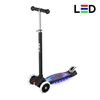 NILS EXTREME hulajnoga trójkołowa świecąca LED HLB1310 czarny, Kolor: czarny, Rozmiar: one size