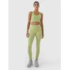 4F legginsy sportowe damskie do ćwiczeń 4FRSS25TFTIF309 zielone, Kolor: zielony, Rozmiar: XS/S