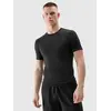 4F koszulka męska t-shirt treningowa 4FWSS25TFTSM1345 czarna, Kolor: czarny, Rozmiar: XL