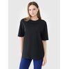 4F koszulka bawełniana t-shirt damski 4FRSS25TTSHF2694 czarny, Kolor: czarny, Rozmiar: S