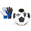 ZESTAW piłka nożna ADIDAS + rękawice bramkarskie REUSCH 2w1