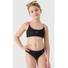 4F bikini zestaw dla dziewczynki 4FJWSS25UBKSF045 czarny, Kolor: czarny, Rozmiar: 134/140