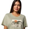 Columbia T-shirt damski Ruby Springs Graphic Scoop Neck SS Safari, Wanderlust, Rozmiar: XS