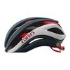 Kask szosowy GIRO AETHER SPHERICAL MIPS matte portaro gray biały czerwony, Kolor: czerwony, Rozmiar: S (51–55 cm)