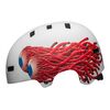 Kask juniorski BELL SPAN matte biały eyes, Kolor: biało-czerwony, Rozmiar: XS (49-53 cm)