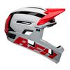 Kask full face BELL SUPER AIR R MIPS SPHERICAL matte gloss biały infrared, Kolor: biało-czerwony, Rozmiar: S (52-56 cm)
