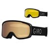 Gogle zimowe GIRO MOXIE czarny CORE LIGHT (szyba AMBER GOLD 19-42% S2 + żółty 77% S1)