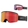 Gogle zimowe GIRO AXIS czarny & biały BIT TONE (Szyba lustrzana kolorowa VIVID-Carl Zeiss VIVID EMBER 19-42% S2 + Szyba lustrzana kolorowa VIVID-Carl Zeiss INFRARED 58% S1)