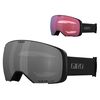 Gogle zimowe GIRO COMP czarny biały INDICATOR (Szyba lustrzana kolorowa VIVID-Carl Zeiss ONYX 08-18% VLT S3 + Szyba lustrzana kolorowa VIVID-Carl Zeiss INFRARED 50% S1)