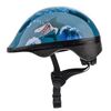 Meteor Kask rowerowy dziecięcy KS06 Baby shark, Kolor: granatowy, Rozmiar: 44-48