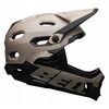 Kask full face BELL SUPER DH MIPS SPHERICAL matte gloss sand czarny, Kolor: beżowy, Rozmiar: L (58-62 cm)