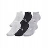 UNDER ARMOUR skarpety sportowe stopki 6 pak multikolor, Kolor: Multikolor, Rozmiar: L