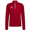 adidas Bluza ENTRADA 22 Training Top H57556 czerwona, Kolor: czerwony, Rozmiar: XXL