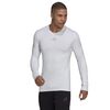 adidas Koszulka TECHFIT LS Top CR H23121 biała, Kolor: biały, Rozmiar: L