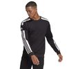 adidas Bluza SQUADRA 21 Sweat Top GT6638 czarna, Kolor: czarny, Rozmiar: XXL