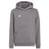 adidas Bluza młodzieżowa ENTRADA 22 Hoody H57515 szara, Kolor: szary, Rozmiar: 116 cm