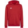 adidas Bluza ENTRADA 22 Hoody Y H57566 czerwona, Kolor: czerwony, Rozmiar: 152 cm