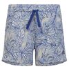 adidas Spodenki dziecięce SUM Allover Print Short girls HR5832, Kolor: niebieski, Rozmiar: 152 cm