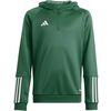 adidas Bluza piłkarska TIRO 23 C Hoodie Jr HU1357 zielona, Kolor: zielony, Rozmiar: 128 cm