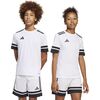 adidas Koszulka dziecięca SQUADRA 25 JSY Y JJ0057 biała, Kolor: biały, Rozmiar: 164 cm